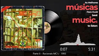 Raio X Brasil - 1993  - Racionais MC's - Full Album - CD Completo - Com Arte