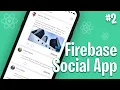React Native Firebase Social App Tab Bar Navigation Auth Styling - Part