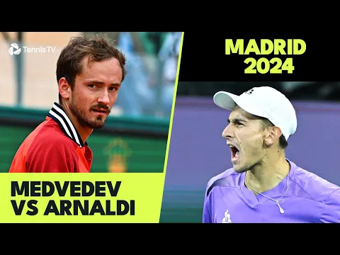 Download MP3 Daniil Medvedev vs Matteo Arnaldi Fun Match | Madrid 2024 Highlights