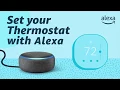 Set your Thermostat with Alexa