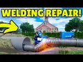 I Fixed Welded the Broken Plumbing at a Church in APM Roblox American Plains Mudding