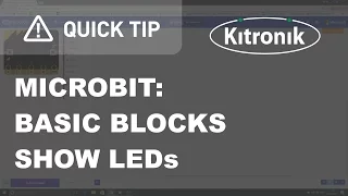 microbit Block Editor - Basic Blocks