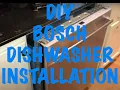 DIY How to Install a Bosch Silence Plus Brand Dishwasher Dishwasher