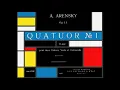 Anton Arensky - String Quartet No. 1 in G major, Op. 11 (1888)