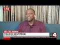 Maurice Drummond joins the show to give an update on his time away from the anchor desk