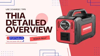 THIA Detailed Overview - Learn how to use your SR Portables THIA Solar Generator