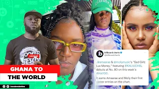 amaarae and moilymusic are the first gh musicians to enter billboard 100 chart