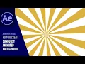 EASY Animated Sunburst Background in After Effects