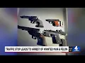Traffic stop leads to arrest of man wanted for child sex crime convicted felon found with handgu