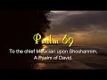 Psalm 69 Reading:  An Urgent Plea for Help in Trouble (With words - KJV)
