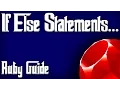 RUBY - If Else Statements Tutorial Guide RUBY Decision Making RUBY Conditionals Basics