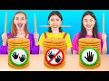 Download Lagu TANPA VS SATU VS DUA Tangan! TANTANGAN MAKANAN BERWARNA! 100 Lapis Makanan oleh 123 GO! CHALLENGE