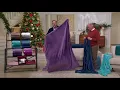 Berkshire 3 50 x70 Gradient Color Velvet Soft Throws on QVC
