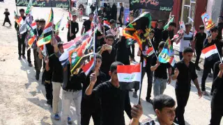 اعدادية القيثارة للبنين ناحية الفجر في استعراض السابع من محرم 1436 هجريه المصادف 1 11 2014 