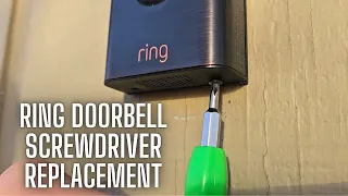 Ring Replacement Screwdriver Ring Doorbell Screwdriver Replacement