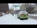 3/14/2017 Winter Storm Stella in NYC walk from Astoria to Long Island City