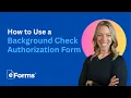 How to Use a Background Check Authorization Form Guide for Employers Landlords
