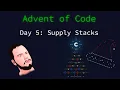 Advent of Code 2022 C - Day 5 Supply Stacks