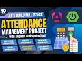 Call Add Project API from Angular Attendance Management Project Spring Boot Angular