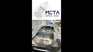 ⛵️ Building and Exploration Aluminum Sailboat!! #shorts