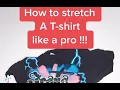 Download Lagu How to stretch a vintage t shirt like a pro !