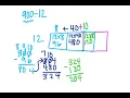 Division rectangle method
