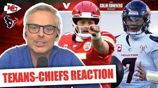 Texans-Chiefs Reaction: Mahomes & Kelce make AFC Championship, Stroud year away | Colin Cowherd NFL