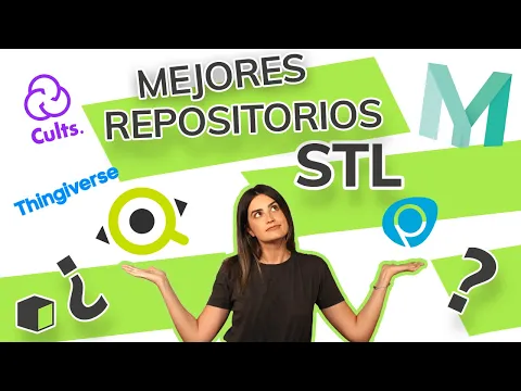 ¿DÓNDE BUSCAR STL? 🤔 Los MEJORES 8 REPOSITORIOS para DESCARGAR MODELOS 3D ✅ - Básicos impresión 3D