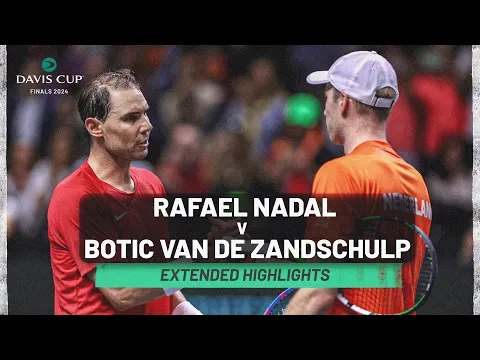 Rafael Nadal's Last Professional Tennis Match 🥺 | Nadal v Van de Zandschulp Extended Highlights - YouTube thumbnail