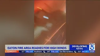 High winds hit Southern California, sparking fire concerns