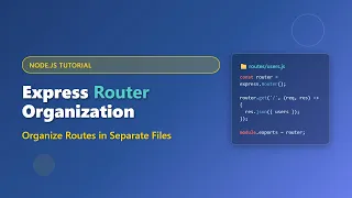 Express Router for Beginners Organize Your Express js Routes