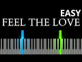 Download Lagu Janieck ft. Sam Feldt - Feel The Love (EASY Piano Tutorial)