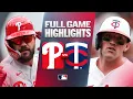 PHILLIES vs TWINS Full Game Highlights August 16 2026 MLB Season