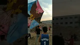 لحظه طيران اكبر طياره في مدينه نصر 5متر 