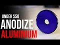 Anodizing Aluminium - No Sulphuric Acid and Less Than 50 To Do Sodium Bi-Sulphate