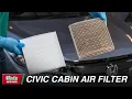 How To Install a Cabin Air Filter on a 2016-2020 Honda Civic