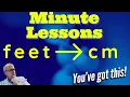 How to Convert Feet to Centimeters