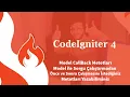 CodeIgniter 4 Model Callbacks Kullanimi - beforeInsert