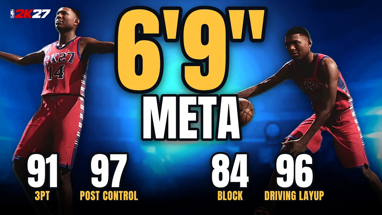 6'9 Builds Run the 1v1 Meta. These 2 Are the Best (NBA 2K27): video thumbnail