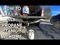 How to fill a 5 lb Propane tank at home Flame King 5 lb Propane Tank
