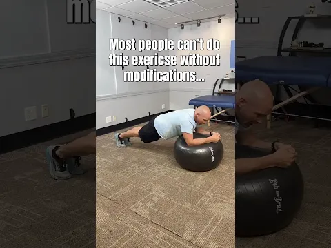 Most people can't do this exercise without modifications...