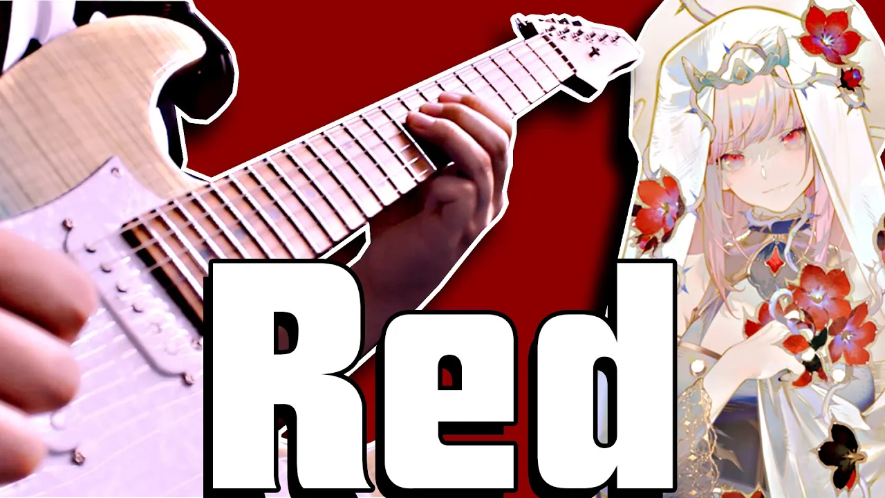 Mori Calliope - Red [Metal Guitar Cover]