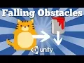How To Make Falling Obstacles Trigger Zone In Unity Game Simple 2D Tutorial
