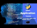 20 - python application gui how to provide table with sample data