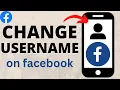 How to Change Username on Facebook