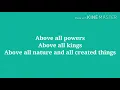 Download Lagu ABOVE ALL  -LYRICS SONG By CALEB AND KELSEY
