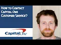 How to Contact Capital One Customer Service