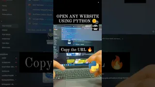 OPEN ANY WEBSITE USING PYTHON