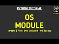 Python OS Module Tutorial OS Module In Hindi With A Project From Beginner to Advance