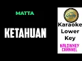 Download Lagu MATTA KETAHUAN Karaoke Original Key